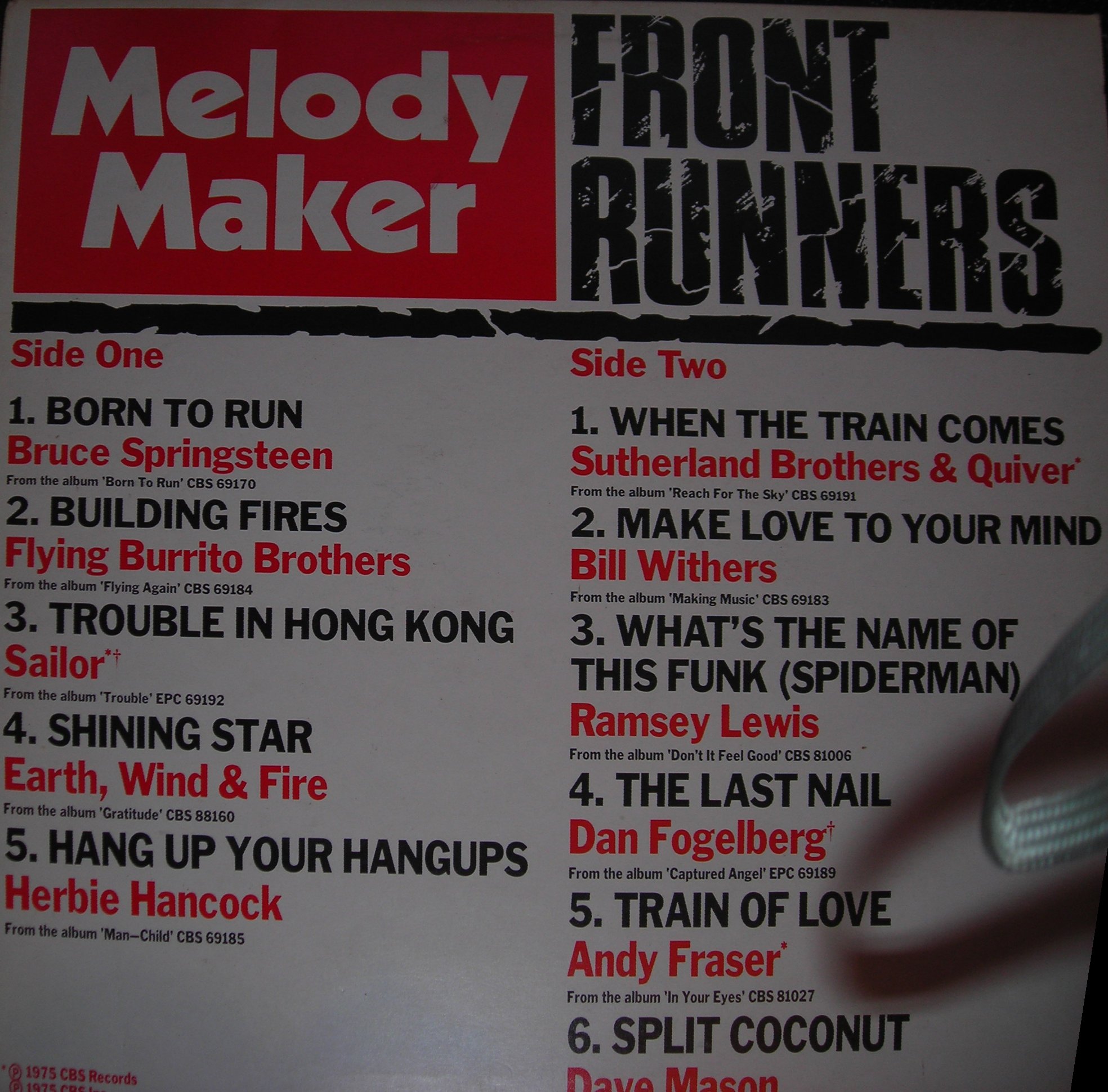 Melody Maker freebie 1