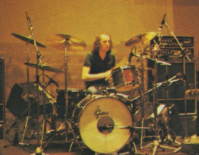 Willie on drums.