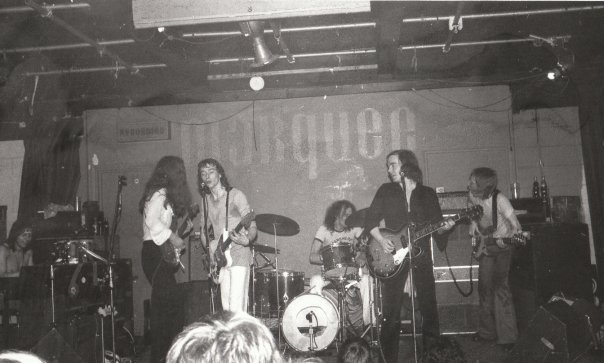 The band's first combined gig was at the Marquee in London.