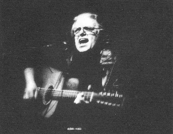 Photo: Tim in performance, 2002